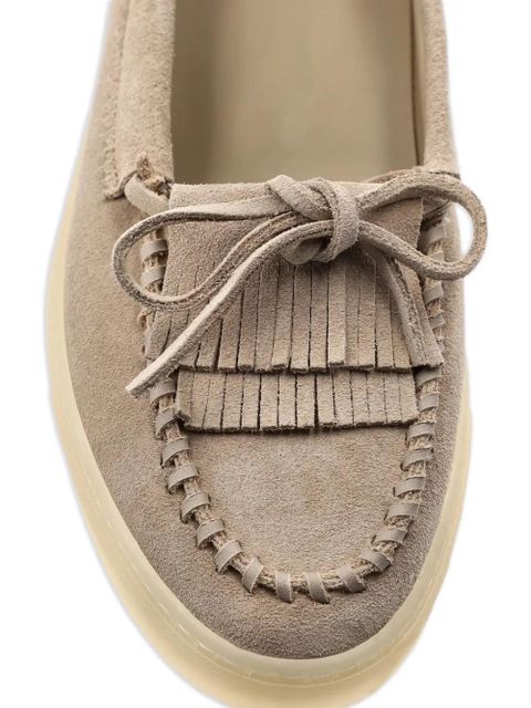 Copenhagen fringed stitching sneakers - Neutrals
