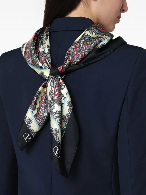 Valentino Garavani silk scarf - Neutrals