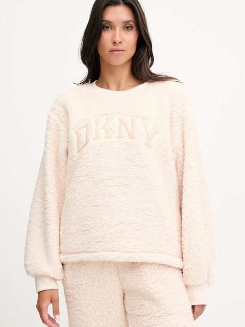 Dkny piżama damska kolor beżowy YI70065