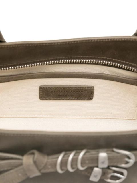 Marge Sherwood buckle-detail tote bag - Green