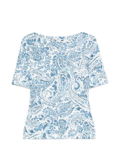 Lauren Ralph Lauren paisley-print T-shirt - White - zdjęcie produktu nr 1