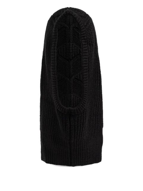 UGG ribbed-knit balaclava - Black - zdjęcie produktu nr 1