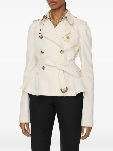 Burberry Isabella buckle belt jacket - Neutrals - zdjęcie produktu nr 1