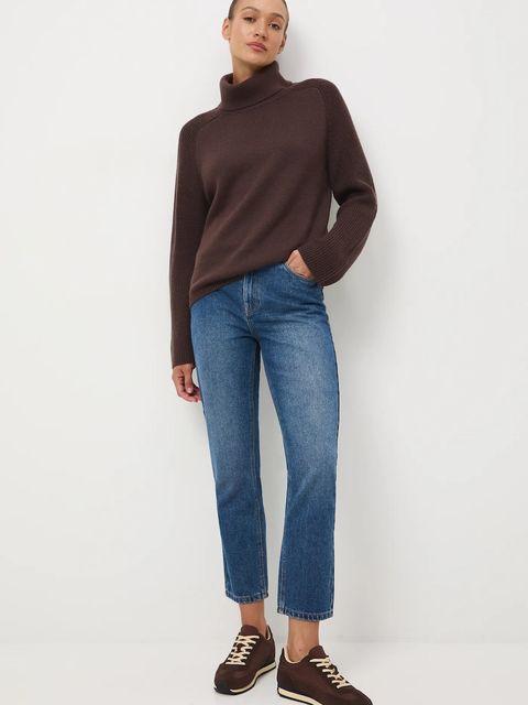 Medicine jeansy bawełniane damskie kolor niebieski - zdjęcie produktu nr 1