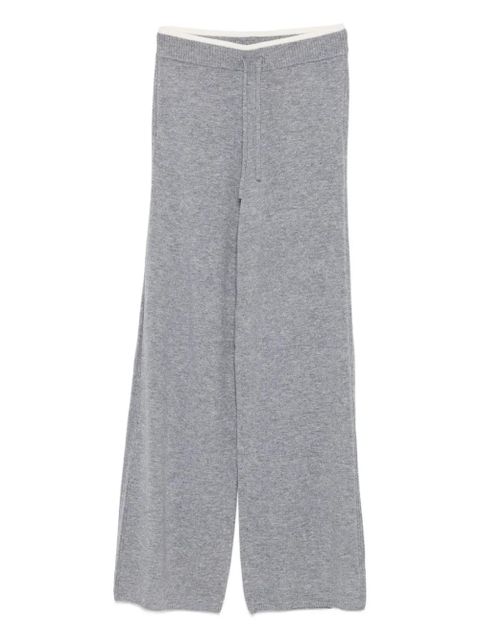 PINKO knitted drawstring trousers - Grey - zdjęcie produktu nr 1