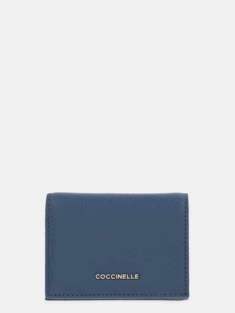 Coccinelle portfel skórzany damski kolor niebieski E2 MW5 17 21 01 - zdjęcie produktu nr 1