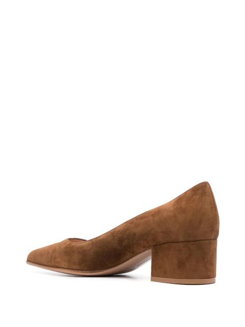 Gianvito Rossi Piper 40mm suede pumps - Brown