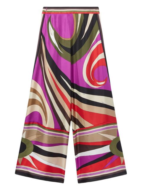 PUCCI printed silk trousers - Purple - zdjęcie produktu nr 2