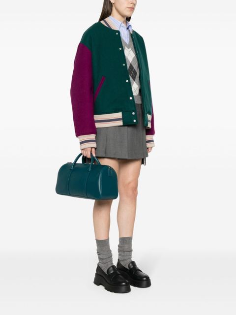 Longchamp large Daylong leather tote bag - Blue