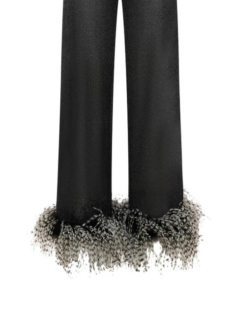 Oséree Lumière Plumage straight-leg trousers - Black - zdjęcie produktu nr 2