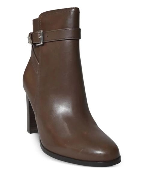 Lauren Ralph Lauren 85mm buckle-strap boots - Brown - zdjęcie produktu nr 2