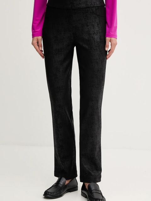 Joseph Ribkoff spodnie damskie kolor czarny proste medium waist 253000 - zdjęcie produktu nr 1