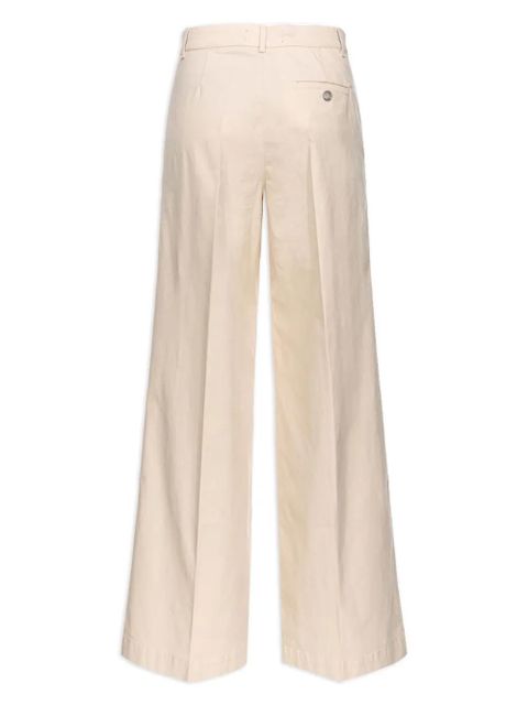 PINKO high-waisted cotton trousers - Neutrals - zdjęcie produktu nr 2