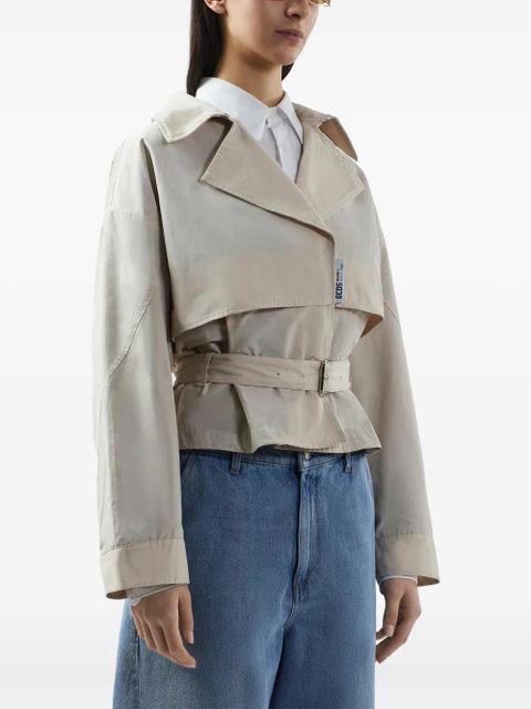 GCDS belted jacket - Neutrals