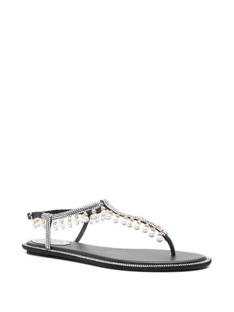René Caovilla Diana sandals - Black