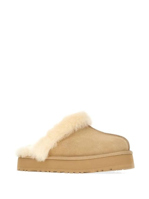 UGG Disquette shearling-trim mules - Neutrals - zdjęcie produktu nr 2