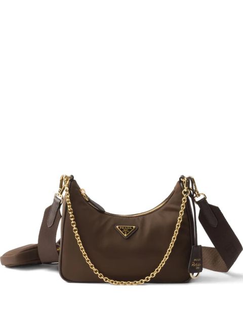 Prada small Re-Edition shoulder bag - Brown - zdjęcie produktu nr 1