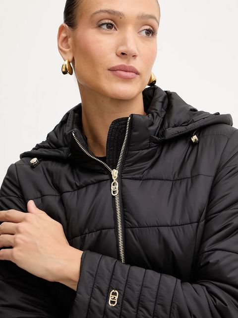 Liu Jo kurtka kolor czarny przejściowa TF5067.TS918