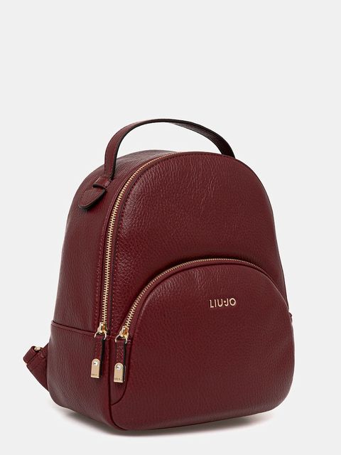 Liu Jo plecak damski kolor bordowy mały gładki AF5157.E0027 - zdjęcie produktu nr 2