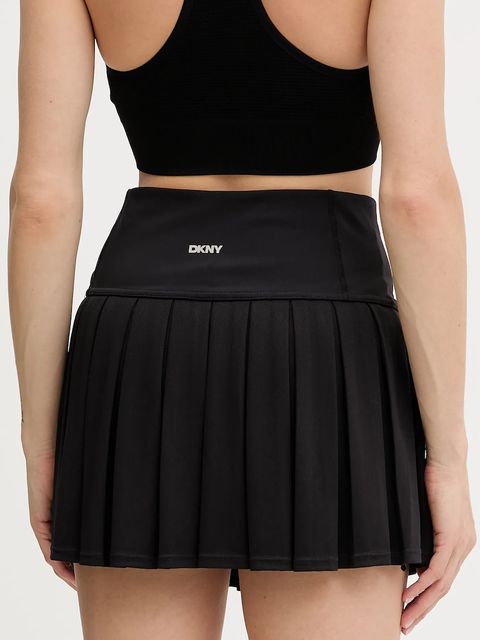 Dkny spódnica kolor czarny mini rozkloszowana DP6K1012