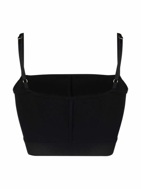 TOM FORD logo underband bralette top - Black