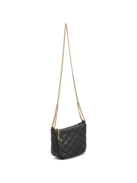 Saint Laurent quilted chain leather bag - Black