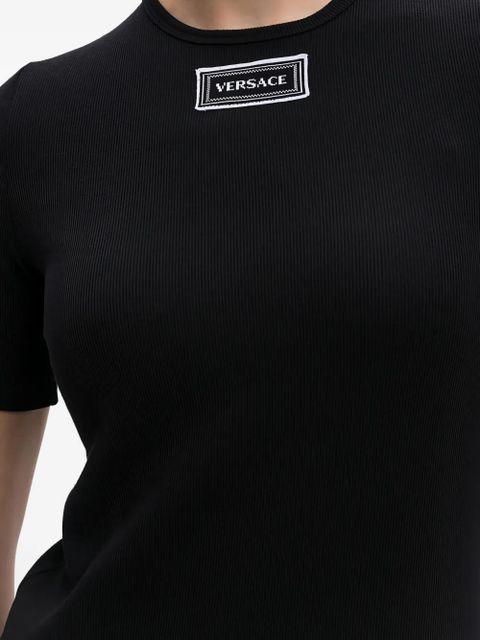 Versace logo-patch T-shirt - Black - zdjęcie produktu nr 2