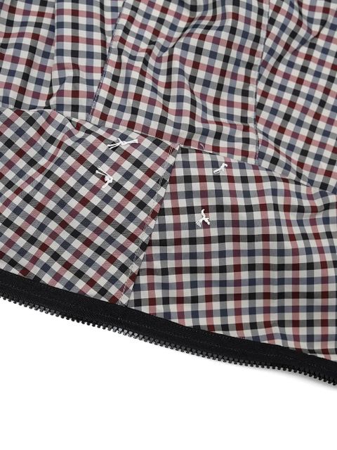 Maison Margiela zipped checked scarf - White - zdjęcie produktu nr 2