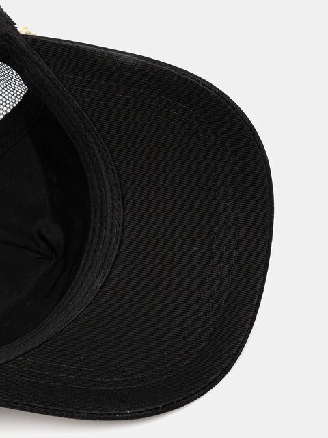 Guess Originals czapka z daszkiem bawełniana VINTAGE kolor czarny M5YZ04 WO07T