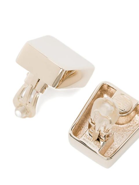 TOM FORD geometric stud earrings - Gold