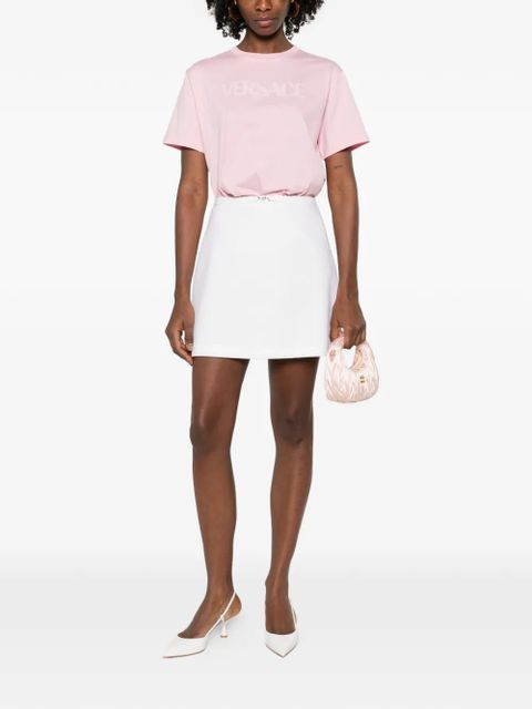 Versace embellishment A-line skirt - White - zdjęcie produktu nr 2