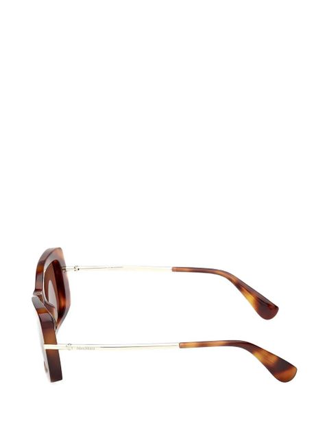 Max Mara Eyewear rectangle-frame sunglasses - Brown