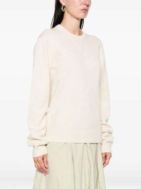 JW Anderson ribbed crew-neck sweater - Neutrals