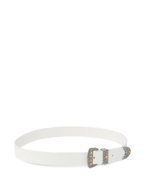 PINKO embellished-buckle belt - White - zdjęcie produktu nr 2