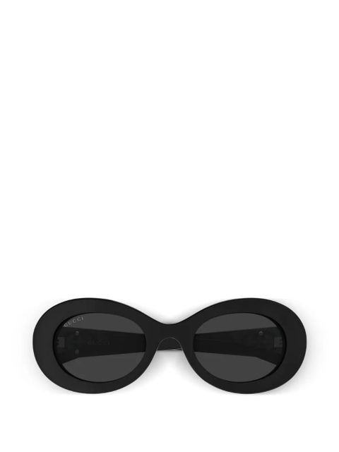 Gucci Eyewear Interlocking G round-frame sunglasses - Black - zdjęcie produktu nr 1