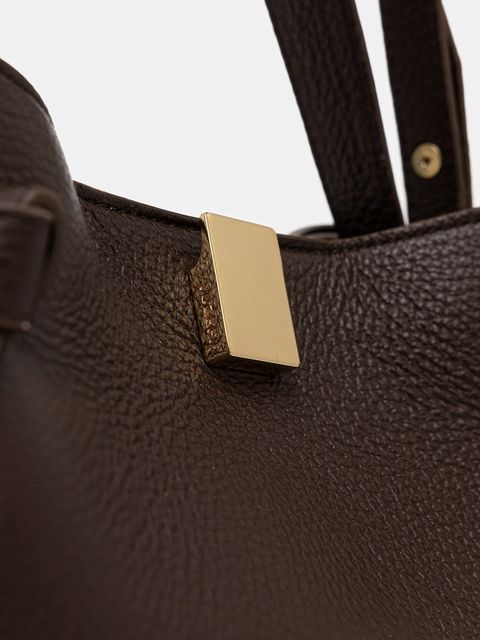 Yuzefi torebka zamszowa GYOZA kolor brązowy YUZCO-HB-MGZ-L038