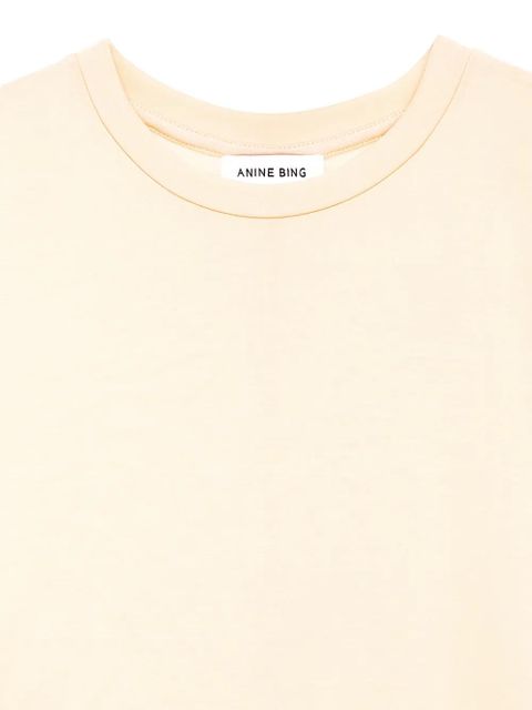 ANINE BING Wynne short-sleeved midi dress - Yellow