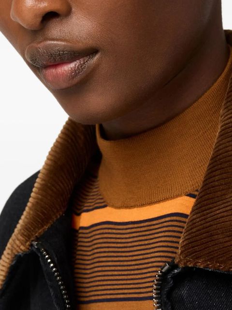 Miu Miu black denim blouson jacket