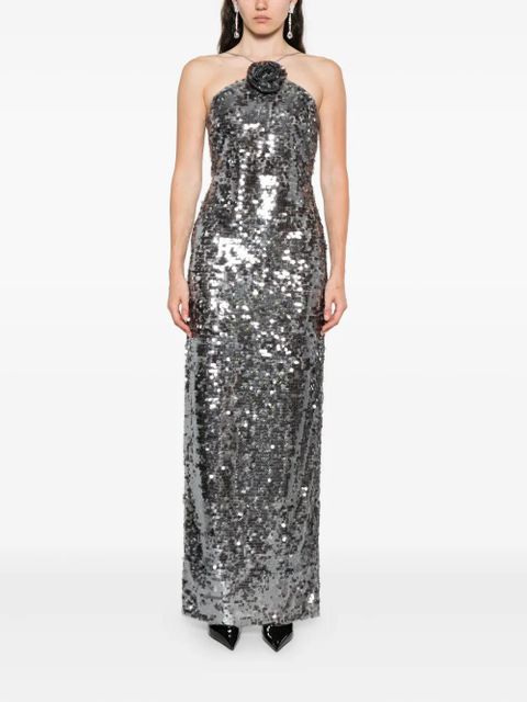 Magda Butrym sequin-embellished maxi dress - Grey - zdjęcie produktu nr 2