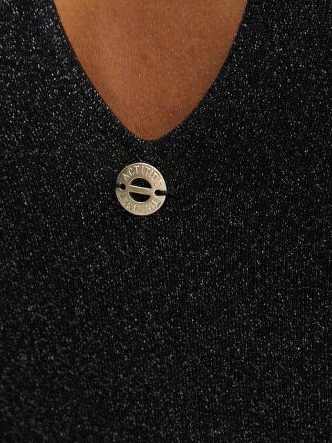 Twinset sukienka kolor czarny maxi dopasowana 242AT3011