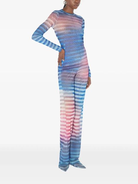 Jean Paul Gaultier striped top - Blue