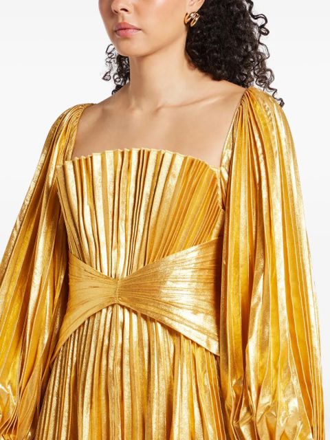 Acler Elbridge midi dress - Yellow