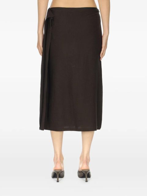 Paloma Wool button detail charco skirt - Brown