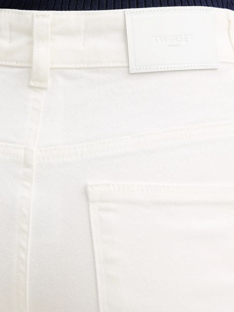 Twinset jeansy damskie high waist 261TP2680