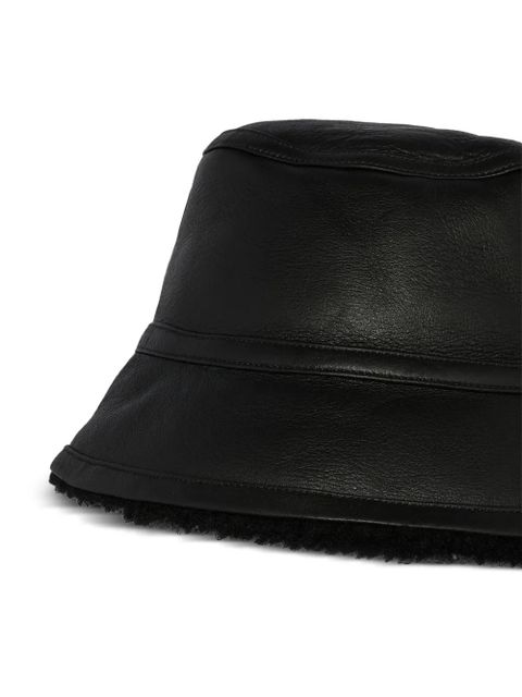 Yves Salomon Curly bucket hat - Black - zdjęcie produktu nr 2