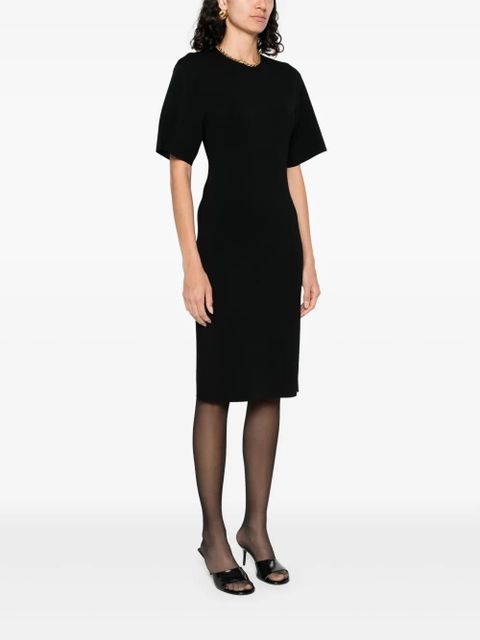 TOTEME fine-knit midi dress - Black