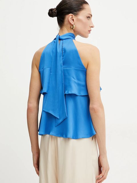 Marella bluzka Emme by Marella damska kolor niebieski gładka 2515161102200