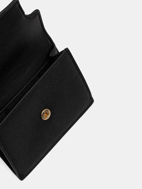 Dkny portfel skórzany damski kolor czarny R52ZKM22