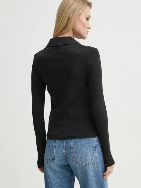 G-Star longsleeve bawełniany kolor czarny D26074-D958