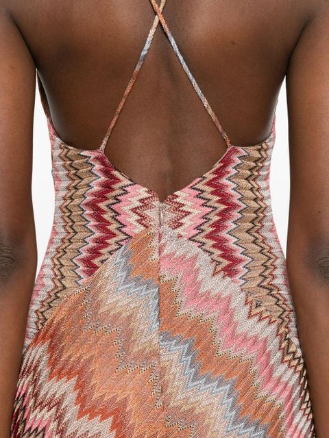 Missoni sleeveless maxi dress - Brown